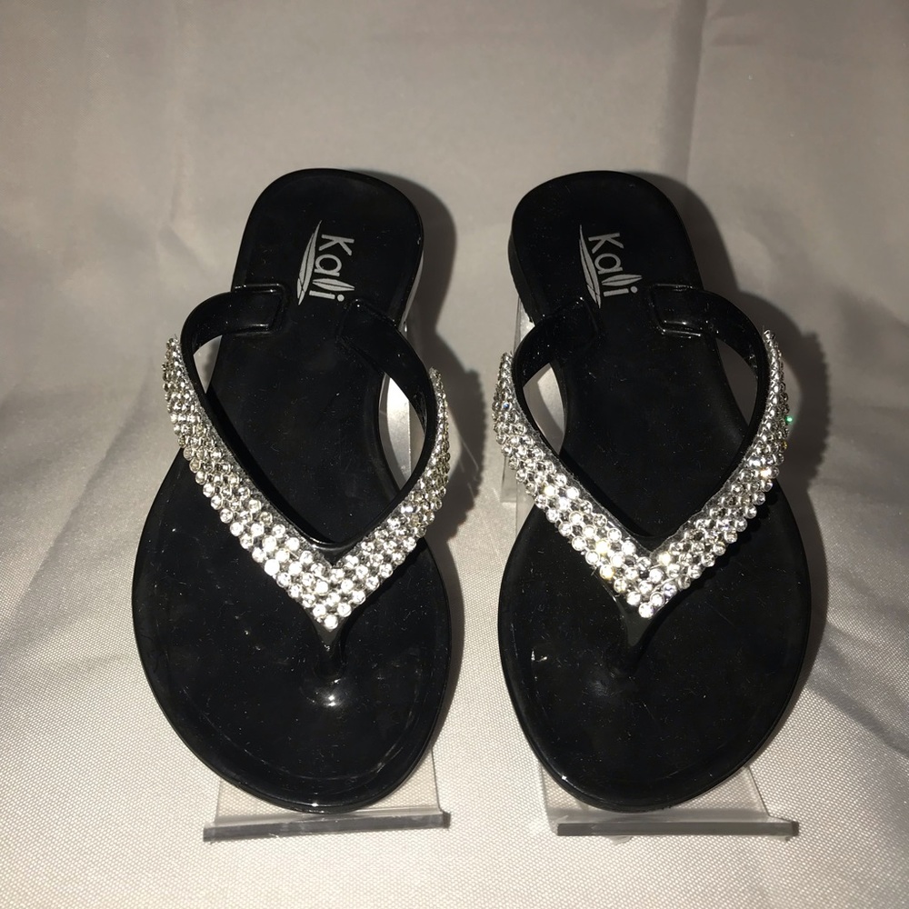 LITTLE GIRLS RHINESTONE SANDALS